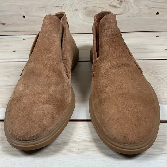 Peter Millar Suede Chukka Boots, 12 M, Laceless