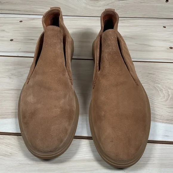 Peter Millar Suede Chukka Boots, 12 M, Laceless