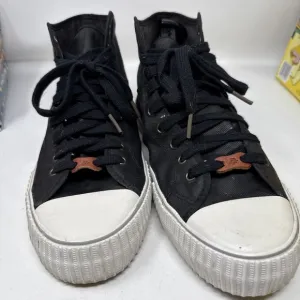 PF Flyers Center Hi Mens Sz 12 Black Canvas High Top Shoes Sneakers Sandlot