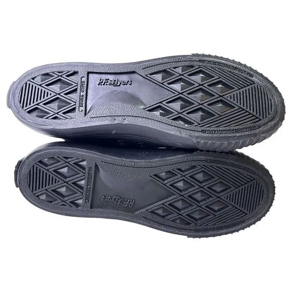 P.F Flyers Center Hi Mens 8/Women 9.5 Triple Black Leather Hightop