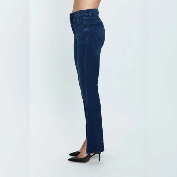 Pistola Teagan High Rise Vented Slim Cigarette Jeans
