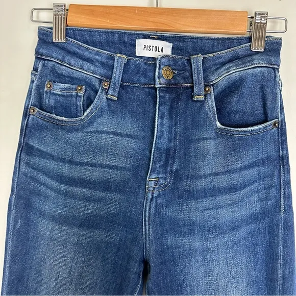 Pistola Teagan High Rise Vented Slim Cigarette Jeans