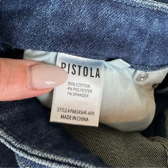 Pistola Teagan High Rise Vented Slim Cigarette Jeans