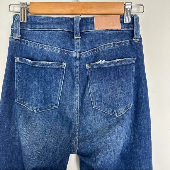 Pistola Teagan High Rise Vented Slim Cigarette Jeans