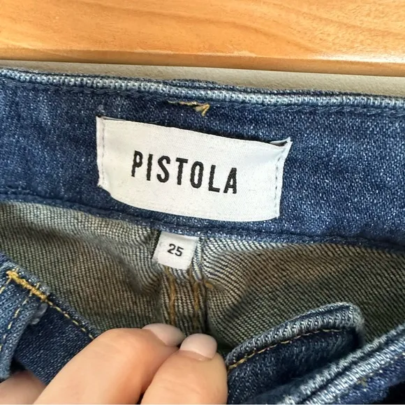 Pistola Teagan High Rise Vented Slim Cigarette Jeans