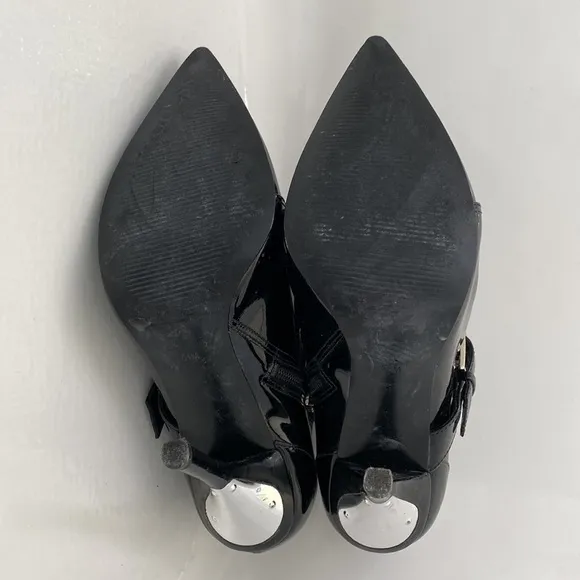 Pointed Toe Shiny Buckle Witch Booties From early 2000’s