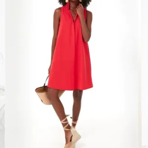 Poppy Red Sleeveless Charlie DressTUCKERNUCK