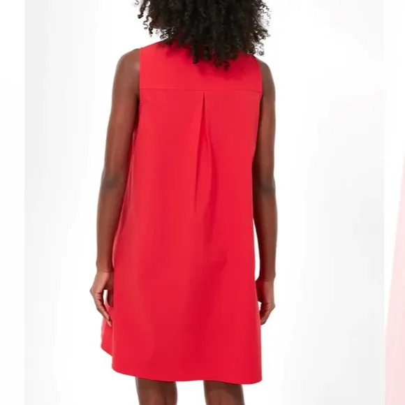 Poppy Red Sleeveless Charlie DressTUCKERNUCK