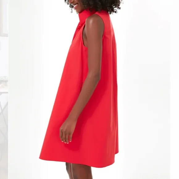 Poppy Red Sleeveless Charlie DressTUCKERNUCK