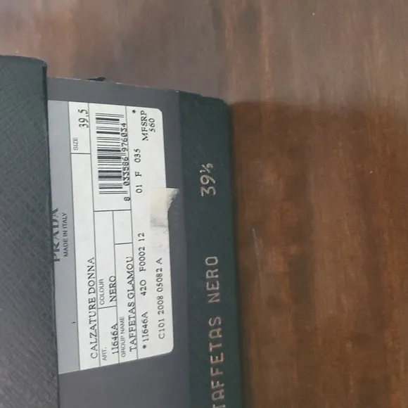 Prada Black Patent Leather Women's Shoes