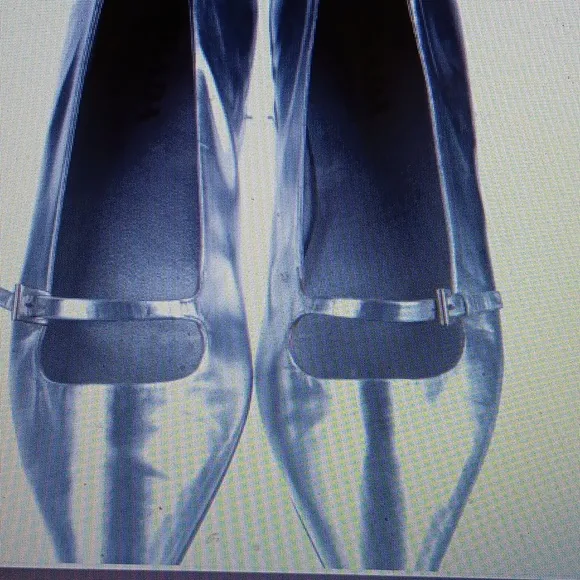 PRADA.FLATS.Silver.SIZE 36