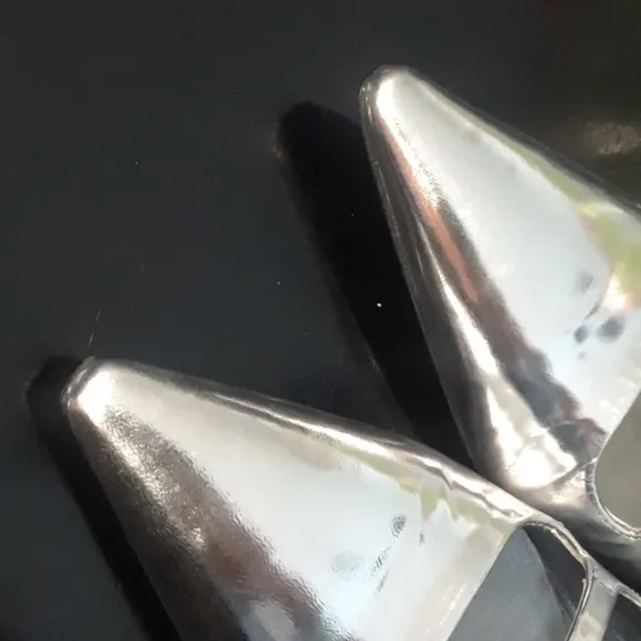 PRADA.FLATS.Silver.SIZE 36