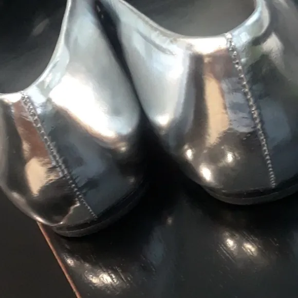 PRADA.FLATS.Silver.SIZE 36