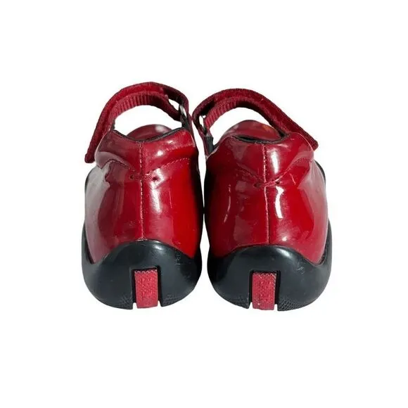 PRADA Girls 13 (31) Patent Leather Mary Jane Shoes AS IS