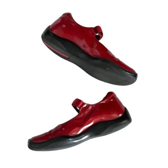 PRADA Girls 13 (31) Patent Leather Mary Jane Shoes AS IS