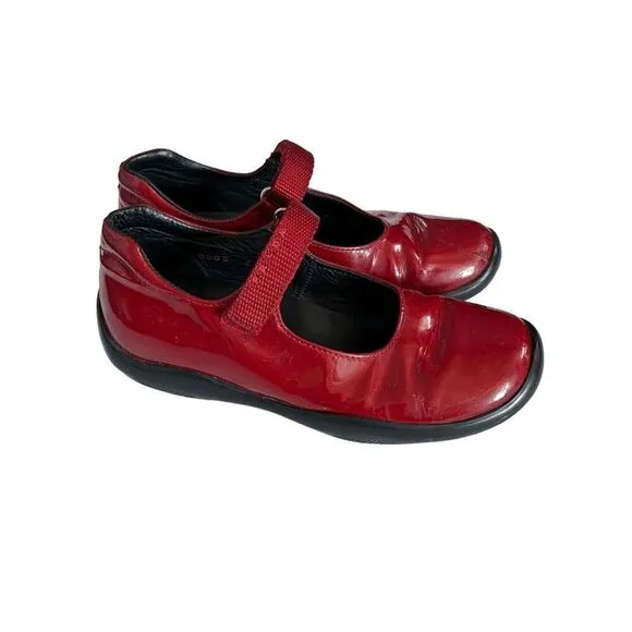 PRADA Girls 13 (31) Patent Leather Mary Jane Shoes AS IS