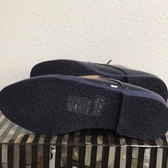 Preowned Baldi “Sayre” Patent Loafer Shoes