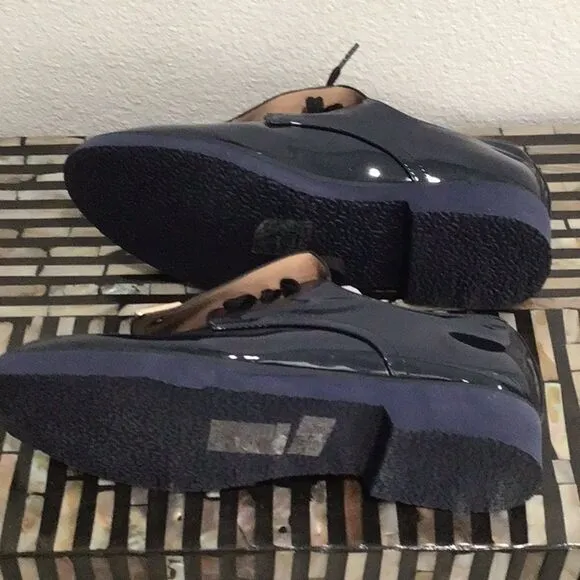Preowned Baldi “Sayre” Patent Loafer Shoes