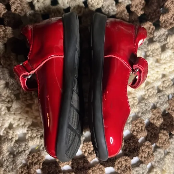 Primigi Sky effects patent leather Red Kids Mary Jane Shoes