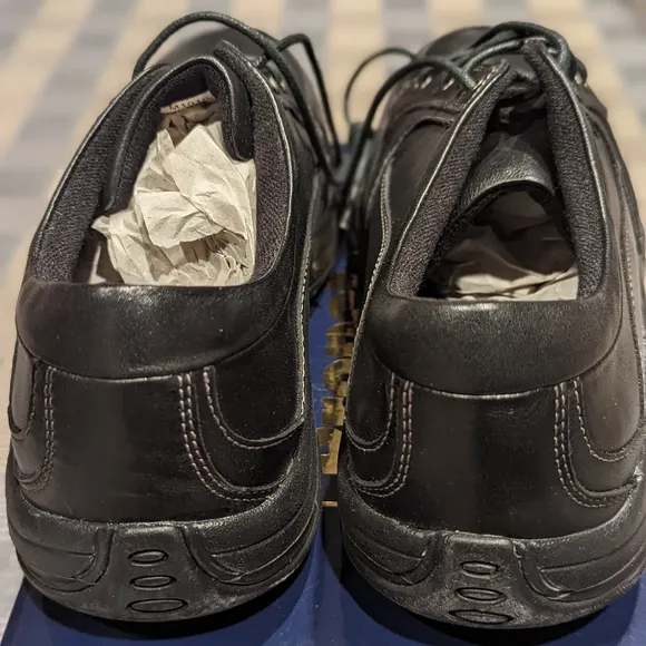 Propet leather black orthopedic walking shoes 9 5E