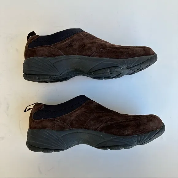 Propet Shoes Mens 11Wide X(3E) Brown Wash &amp; Wear Slip On Suede M3850 Casual