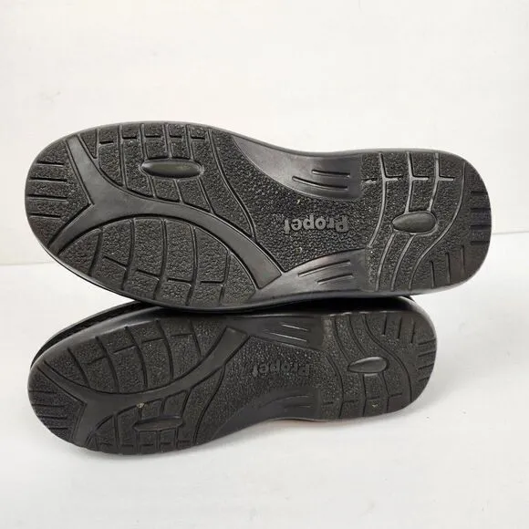PROPET Villager Walker Shoes Mens Size 9 M Black Orthopedic Foot Pain Relief