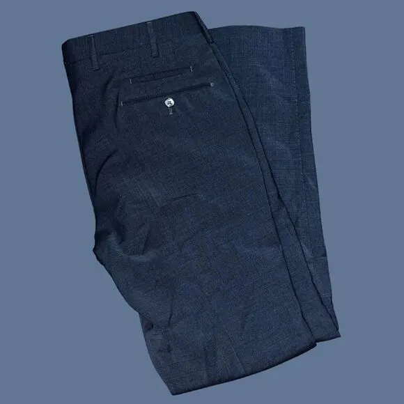 Pt01 Performance Traveler Stretch Slim Fit Wool-Blend Pants Size 34x31