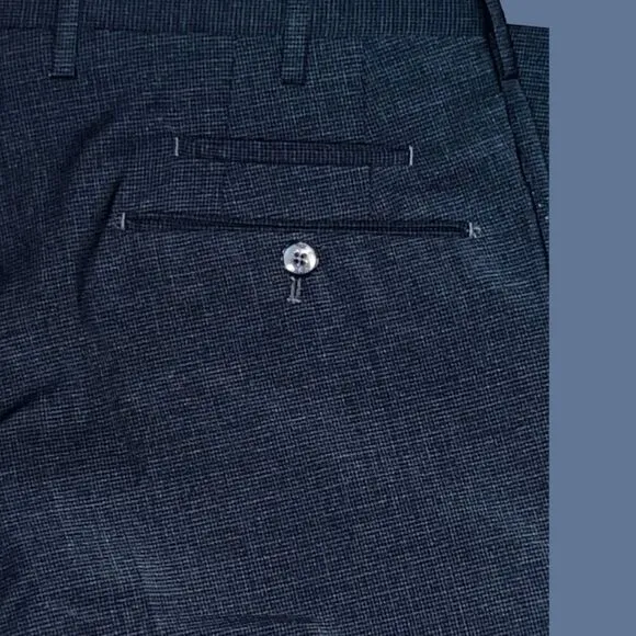 Pt01 Performance Traveler Stretch Slim Fit Wool-Blend Pants Size 34x31