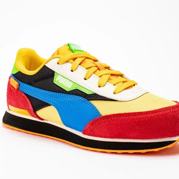 PUMA ‘Big Kids' Future Rider Candy Bar Sneakers Size 3C **NEW WITH BOX**🔥