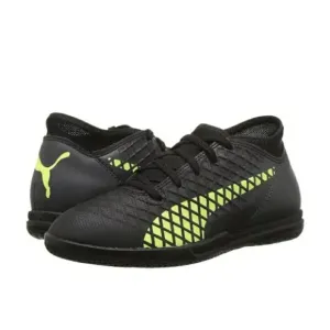 Puma Boys Future 18.4 IT Jr Gym Soccer Shoes  Color Black/Fizzy Yellow/A…