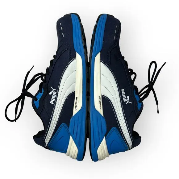 PUMA Safety Work Shoes MENS 9.5 Airtwist Blue Low Sneakers Non-Slip Comp Toe