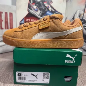 Puma Suede XL Elevated Caramel Latte Gum Womens 7 - 8.5 Suede Lifestyle Sneakers