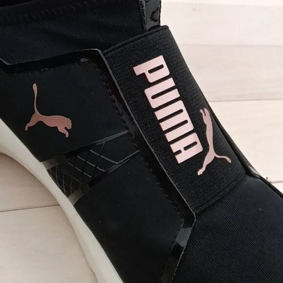 Puma Womens Fierce VR Logo Cut Out Trainers &amp; Gym Shoes Black Size 9