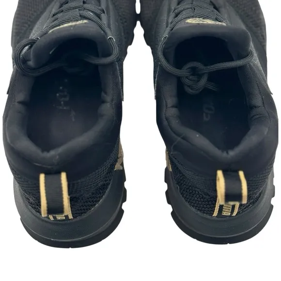 PUMA Womens Gold and Black Venus Lace Up Sneaker | US 8.5