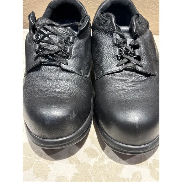 PW Minor Leisure Time DX2 Comfort Orthopedic Black Leather Shoes Men Size 12 WWW
