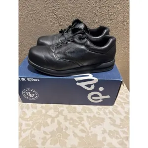 PW Minor Leisure Time DX2 Comfort Orthopedic Black Leather Shoes Men Size 12 WWW