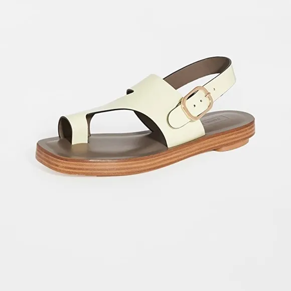 RACHEL COMEY🍂🍁Lark sandals Lime patent leather size 41 brand new