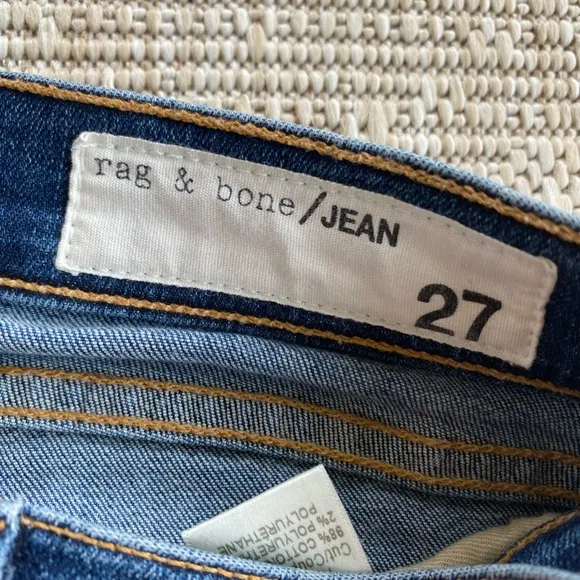 Rag &amp; Bone - Capri Denim Jean in Hampton size 27