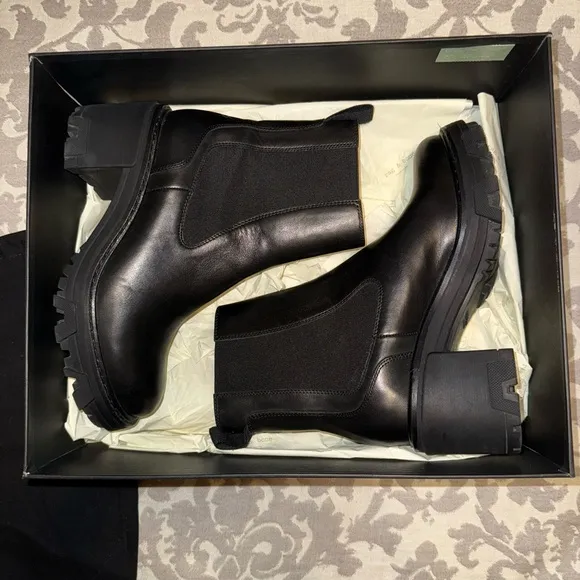 Rag &amp; Bone Shiloh Mid Leather Chelsea Boot (worn once)