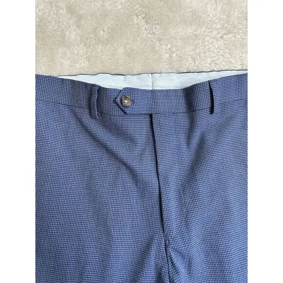 ralph lauren checkered slim fit slacks sz 38x30