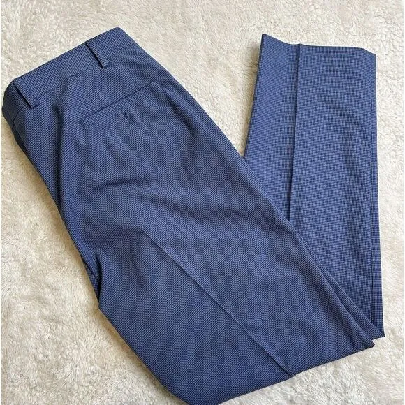 ralph lauren checkered slim fit slacks sz 38x30