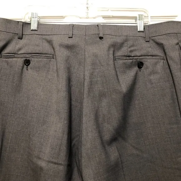 Ralph Lauren men's gray wool dress pants  size: 42/30  slim fit