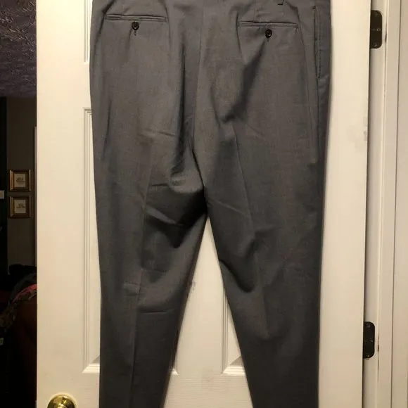 Ralph Lauren men's gray wool dress pants  size: 42/30  slim fit