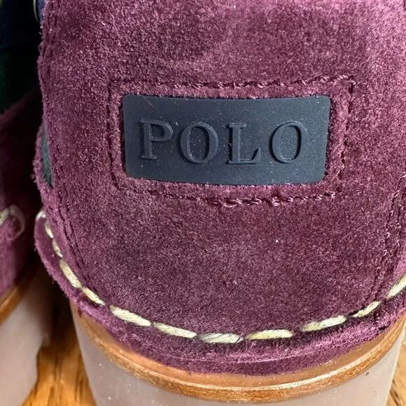 Ralph Lauren Polo Country Suade and Corduroy Ranger Boots Size 11.5.