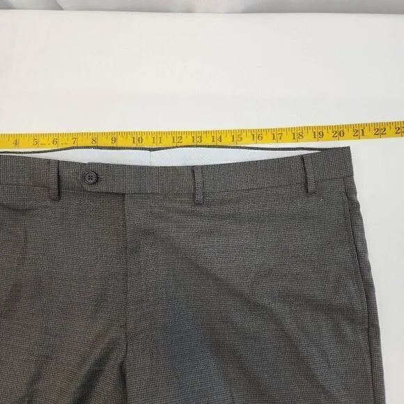 Ralph Lauren Size 40x30 Men's Comfort Flex Flat Front Slim Fit Dress Pants Olive
