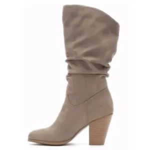 Rampage Venice Women’s Mid Calf Western-Inspired Heeled Boots size 6.5