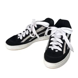 Rare 1998 Vans | Vintage Retro Y2K Black Chunky Swizzle Skater Streetwear Shoes