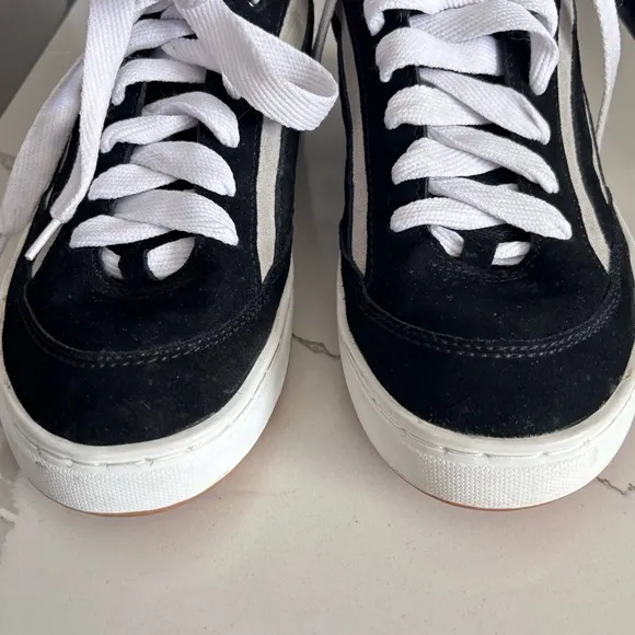 Rare 1998 Vans | Vintage Retro Y2K Black Chunky Swizzle Skater Streetwear Shoes