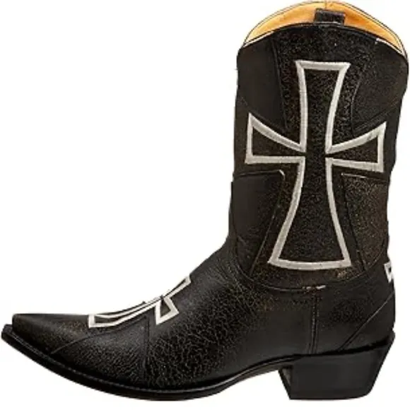 RARE Old Gringo Camelot Leather Cross Motif Cowgirl Western Boot size 9