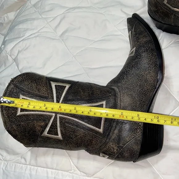 RARE Old Gringo Camelot Leather Cross Motif Cowgirl Western Boot size 9